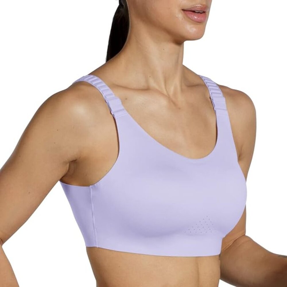 NWT Brooks Women's Scoopback 2.0 Sports Bra - Violet Dash